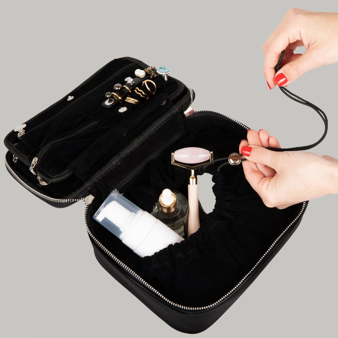 BEAUTYCASE BLACK - SILVER