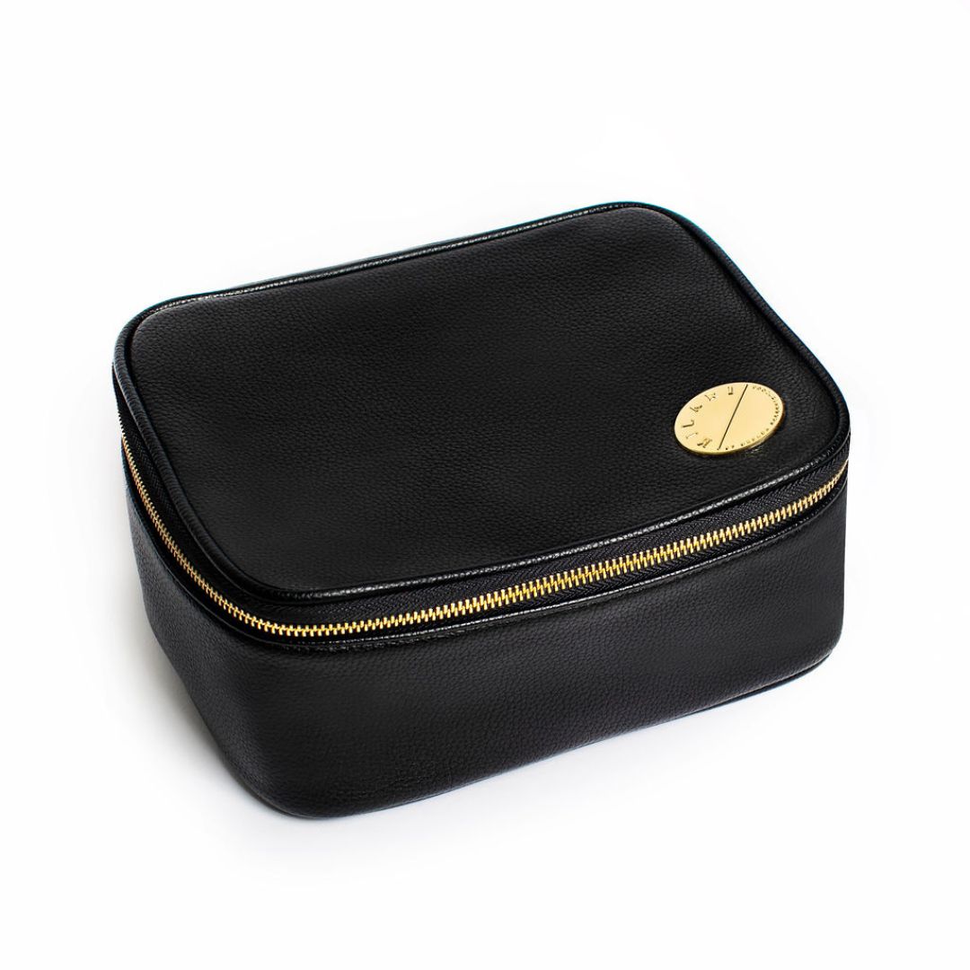 BEAUTYCASE BLACK - Gold